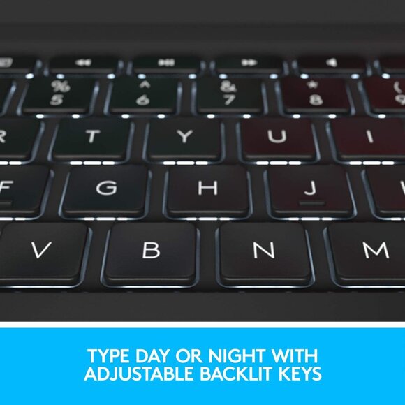 Logitech Slim Folio PRO Backlit Bluetooth Keyboard Case for iPad Pro 12.9-inch - Picture 6 of 10